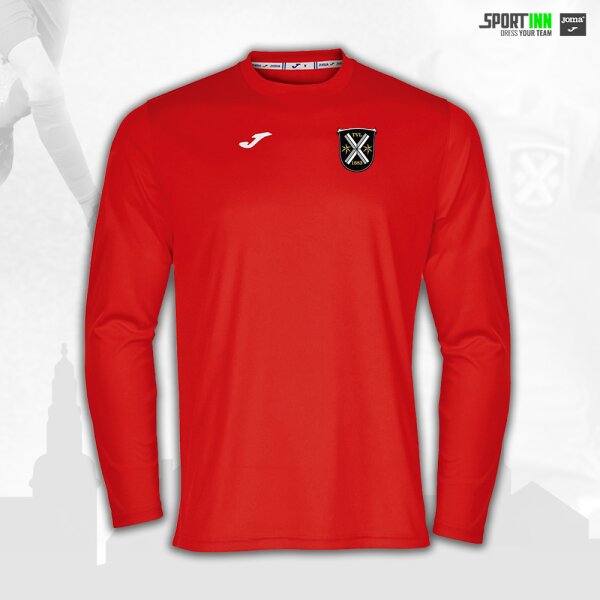 Longsleeve "Combi" langarm Rot - TVL Fussball