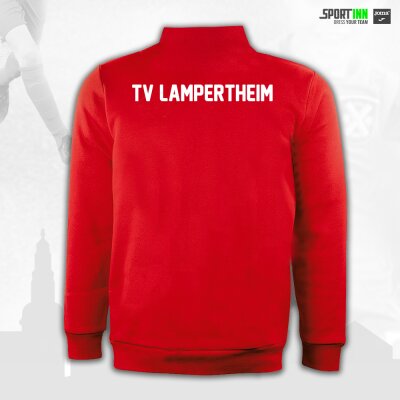 Pullover 4-Zip "Combi" Rot - TVL Fussball
