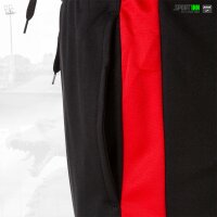 Kurze Hose mit Taschen "Bermuda Eco" - Wormatia - Schwarz/Rot