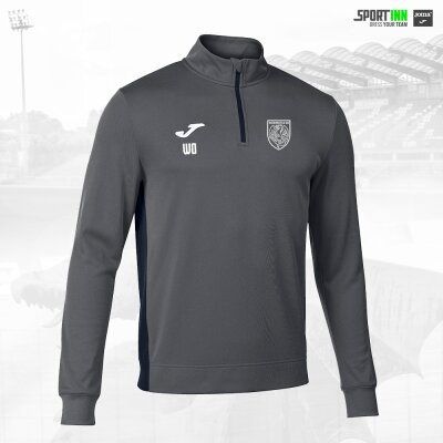 Trainings Pullover "Winner 2 - 4-Zip" - Wormatia - Schwarz/Grau
