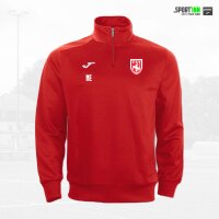 Combi Sweater "1/4-ZIP" TSV Neckarau Spieler (Rot)