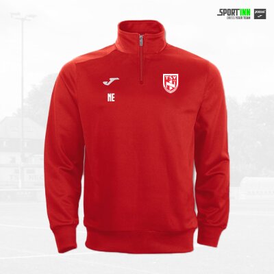 Combi Sweater "1/4-ZIP" TSV Neckarau Spieler (Rot)