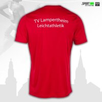Trainings-Shirt "Combi"  kurzarm Rot - TVL Leichtathletik