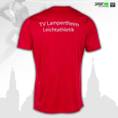 Trainings-Shirt • Combi • TVL Leichtathletik • Rot • Kurzarm