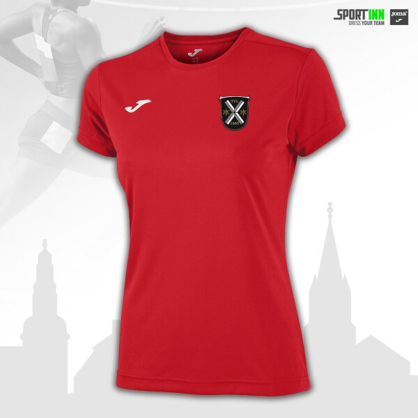 Trainings-Shirt • Combi Woman • TVL Leichtathletik • Rot • Kurzarm