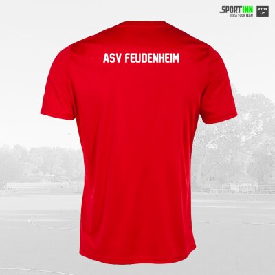 Trainings-Shirt • Combi • ASVF Fussball • Rot • Kurzarm