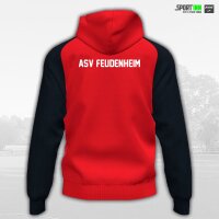 Trainingsjacke • Academy IV • ASVF Fussball • Rot/Schwarz • Langarm