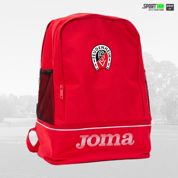 Rucksack • Training III • ASVF Fussball • Rot • mit Schuhfach und Netzen