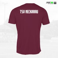 Trainings-Shirt • Combi • TSV Neckarau • Weinrot • Kurzarm