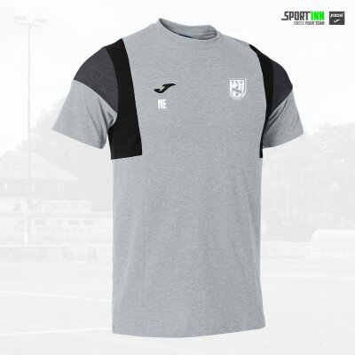 T-Shirt • Confort III • TSV Neckarau • Grau/Schwarz • Baumwolle