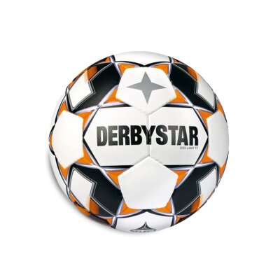 Fussball • Derbystar • BRILLANT TT AG v23 • Weiß/Schwarz/Orange • Größe 5