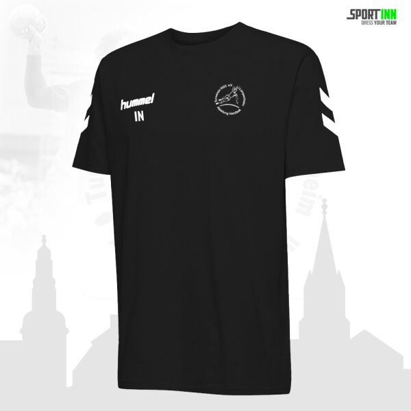 T-Shirt • TVL Handball • Schwarz • Hummel • hmlgo cotton