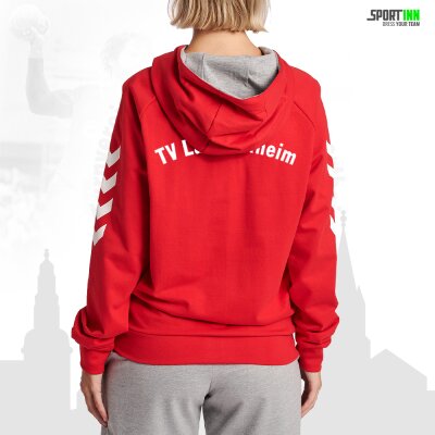 Zip Hoodie • TVL Handball • Rot • Hummel • hmlgo cotton zip hoodie