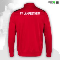 Sweatshirt 1/4 Zip • Championship VII • TVL Fussball • Rot/Schwarz • Langarm