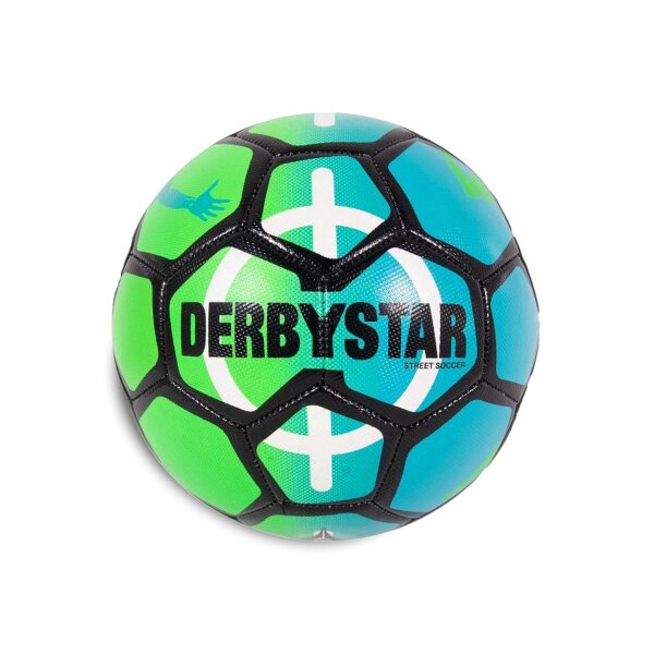Fussball • Derbystar • STREET SOCCER • Grün/Blau • Größe 5