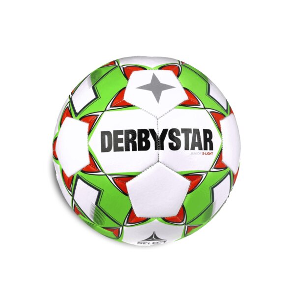 Fussball • Derbystar • JUNIOR S-LIGHT v23 • Grün/Rot • Größe 3