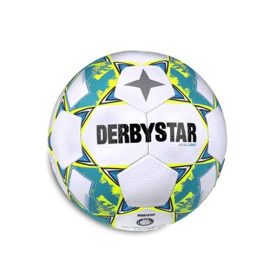 Fussball • Derbystar • APUS LIGHT v23 • Gelb/Türkis • Größe 5