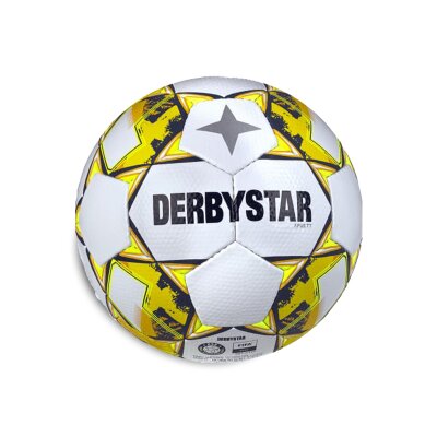 Fussball • Gr. 5 • Derbystar • APUS TT v23 • Weiß/Gelb/Schwarz