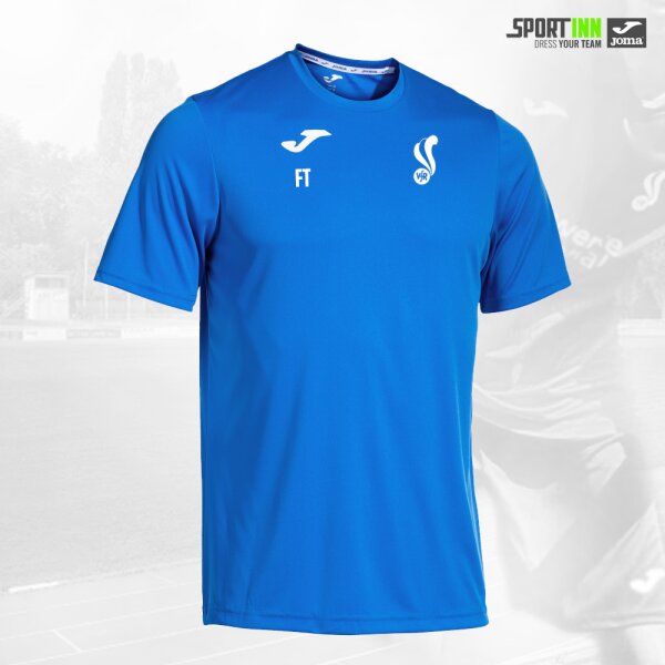 Trikot-Shirt • Combi • VfR Frankenthal • Blau • Kurzarm L Mit Initialen