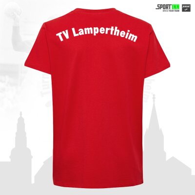 T-Shirt • TVL Handball • Rot • Hummel • hmlgo cotton 2.0