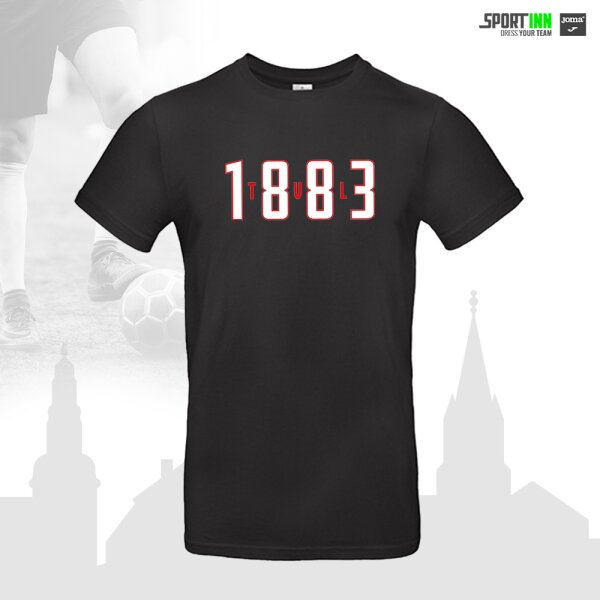 Shirt • TVL 1883 • Baumwolle • TVL Fussball • Schwarz • Kurzarm
