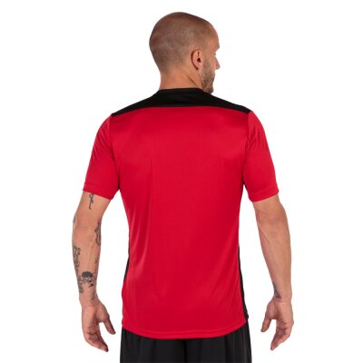 Shirt • Joma • Championship VI • Rot/Schwarz • Kurzarm