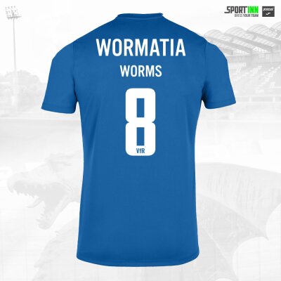 Torwarttrikot • Academy III • Wormatia • Blau/Weiß • Kurzarm