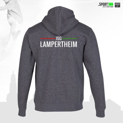 Hoodie • Montana • JSG Lampertheim • Grau • Baumwolle • mit Kapuze