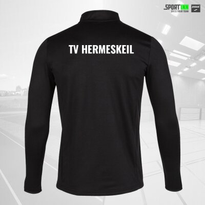 Sweatshirt 1/4 Zip • Combi Running • TVH Leichtathletik • Schwarz • Langarm