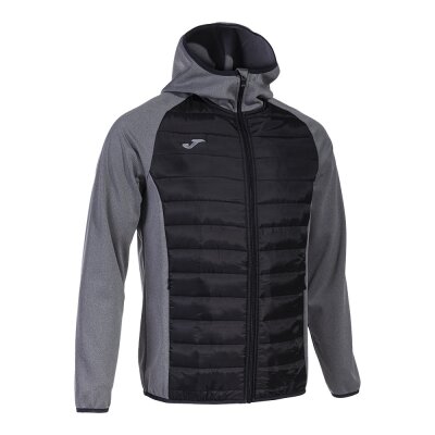 Softshell-Jacke • Joma • Berna II • Grau/Schwarz • mit Kapuze