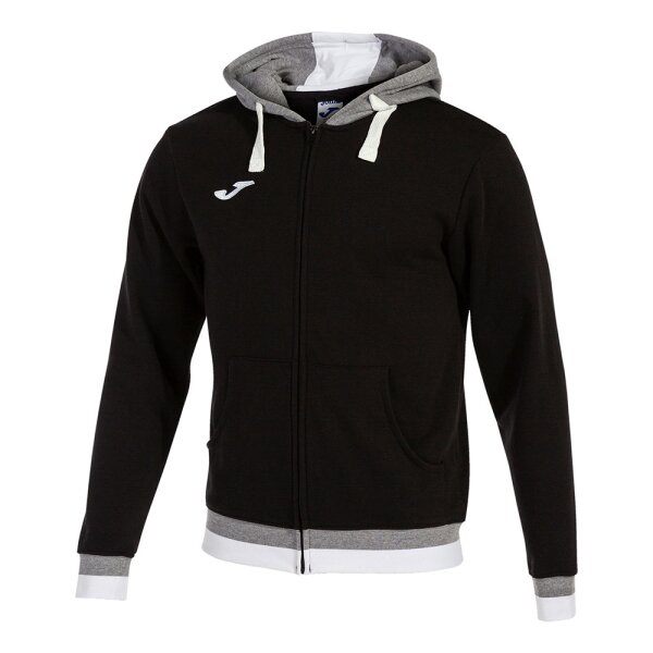 Kapuzenjacke • Joma • Confort II • Schwarz/Grau/Weiß