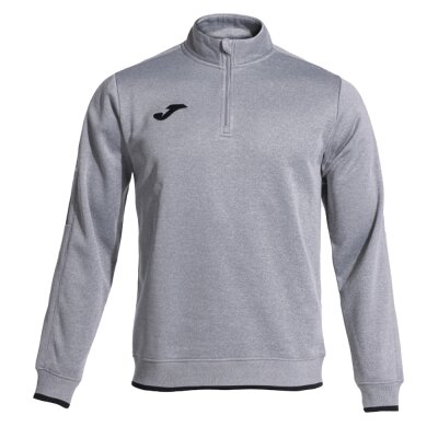 Sweatshirt 1/4 Zip • Joma • Olimpiada • Grau/Schwarz