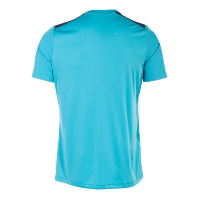 Shirt • Joma • Championship VII • Türkis/Schwarz • Kurzarm