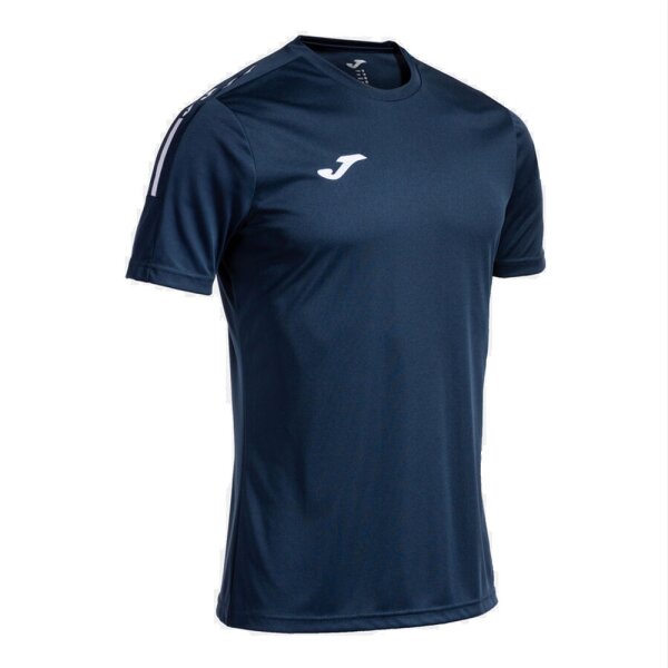 Shirt • Joma • Olimpiada • Dunkelblau/Weiß • Kurzarm