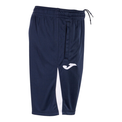 Hose kurz • Joma • Championship VII • Dunkelblau/Weiß • mit verschließbaren Taschen