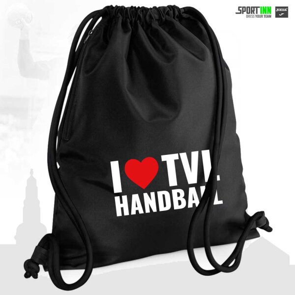 Turnbeutel • TVL Handball • I LOVE TVL HANDBALL • Schwarz