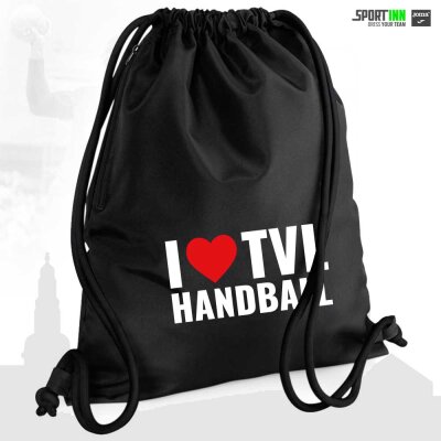 Turnbeutel • TVL Handball • I LOVE TVL HANDBALL • Schwarz