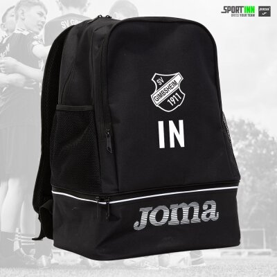 Rucksack • Training • SV Gimbsheim • Schwarz • mit Schuhfach und Netzen