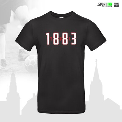 Shirt • TVL 1883 • Baumwolle • TVL Handball • Schwarz • Kurzarm