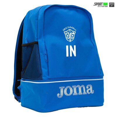 Rucksack • Training • SKG Erfelden • Blau • mit Schuhfach und Netzen