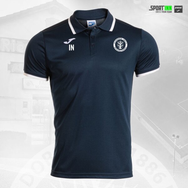 Polo-Shirt • Combi Premium • SG Dornheim • Dunkelblau/Weiß