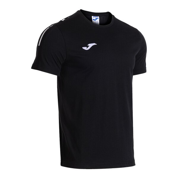 Shirt • Joma • Olimpiada • Schwarz/Weiß • Baumwolle