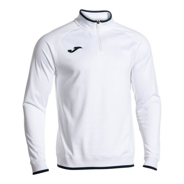 Sweatshirt 1/4-Zip • Joma • Combi Premium • Weiß/Dunkelblau