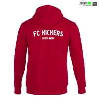 Hoodie • Montana • FC Kickers Rhein-Main • Rot • mit Kapuze