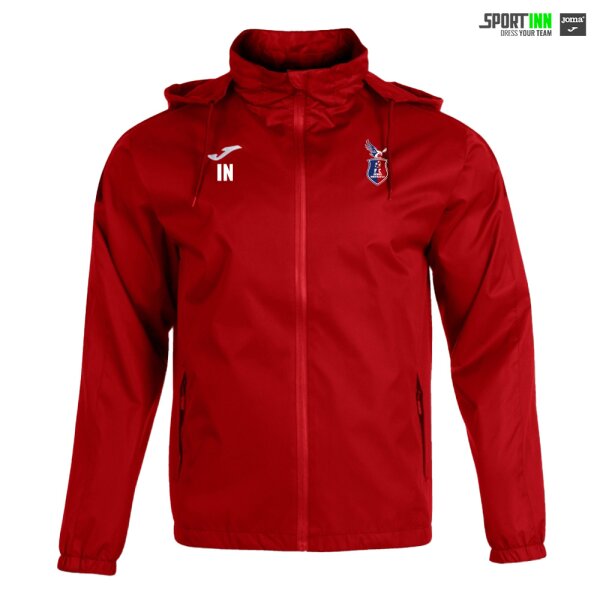 Regenjacke • Trivor • FC Kickers Rhein-Main • Rot • mit Kapuze