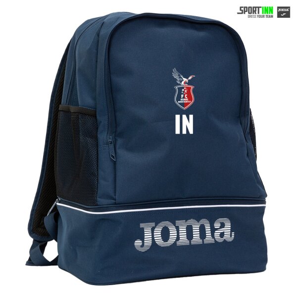 Rucksack • Training • FC Kickers Rhein-Main • Dunkelblau • mit Schuhfach und Netzen