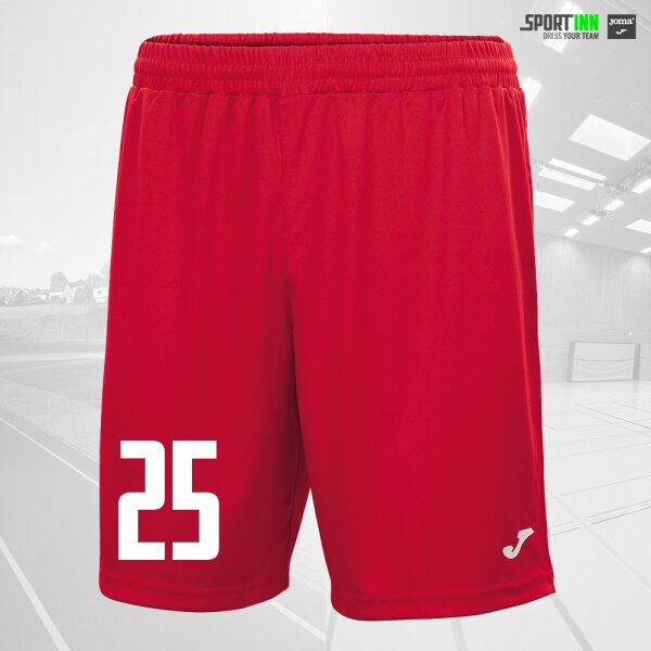 Hose kurz • Nobel • TVH Volleyball • Rot • Ohne Taschen